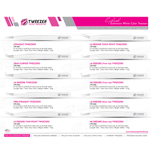 Expositor para Pinzas de Extensión de Pestañas, Soporte para Pinzas con 6 Orificios, Organizador para Pinzas con Logotipo - Product Image 6