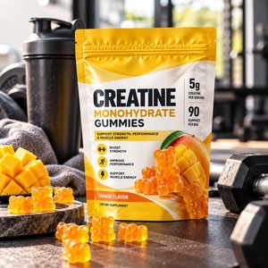 Gomitas de Creatina Monohidrato Personalizadas con Marca Privada OEM ODM, 5g, 90 Unidades en Bolsa, Sabor Mango, Suplemento Deportivo - Product Image 4