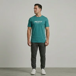 Camisetas Personalizadas para Hombre al por Mayor de Fábrica, 100% Algodón, Alta Calidad, Servicio OEM, Ecológicas, Antiarrugas, Antibolitas, Transpirables - Product Image 1