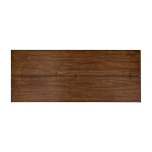 Mesa de Centro Contemporánea de Madera de Teca Sólida con Patas Cilíndricas Gruesas, Mesa Rectangular de Madera para Sala de Estar, Muebles de Lujo - Product Image 4