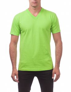 เสื้อยืดแฟชั่นใหม่สำหรับผู้ชาย ผ้าฝ้าย 100% ทรงปกติ แขนสั้น คอวี มีทุกขนาด - Product Image 1