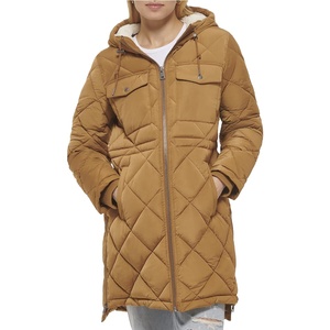 Parka matelassée unisexe pour homme, veste chaude d'automne, service OEM, capuche rembourrée, toile enduite, col montant, rembourrage en coton - Product Image 3