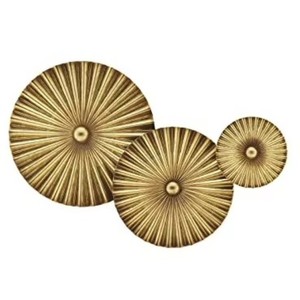 Escultura de Pared Metálica Moderna a Nivel de Ojos, Diseño Circular Abstracto, Decoración para el Hogar, Arte para Sala de Estar - Product Image 4