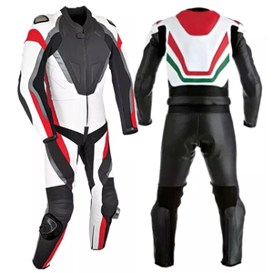 Newest Design <b>Top</b> Trendy Breathable Fabric Men Motorbike Racing <b>Leather</b> Suits Best Services Motorcycle & Racing Suit Sets - Product Image 4