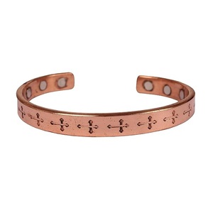 Bracelet Magnétique en Cuivre Premium « Création d'Art Antique » – Accessoire Thérapeutique Ajustable pour le Confort Articulaire - Product Image 2