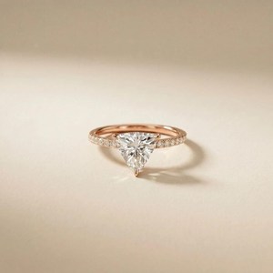 Anillo de compromiso de moissanita de corte trillón de 1 quilate, joyería de plata 925, regalo sorpresa para fiestas, gran oferta - Product Image 5