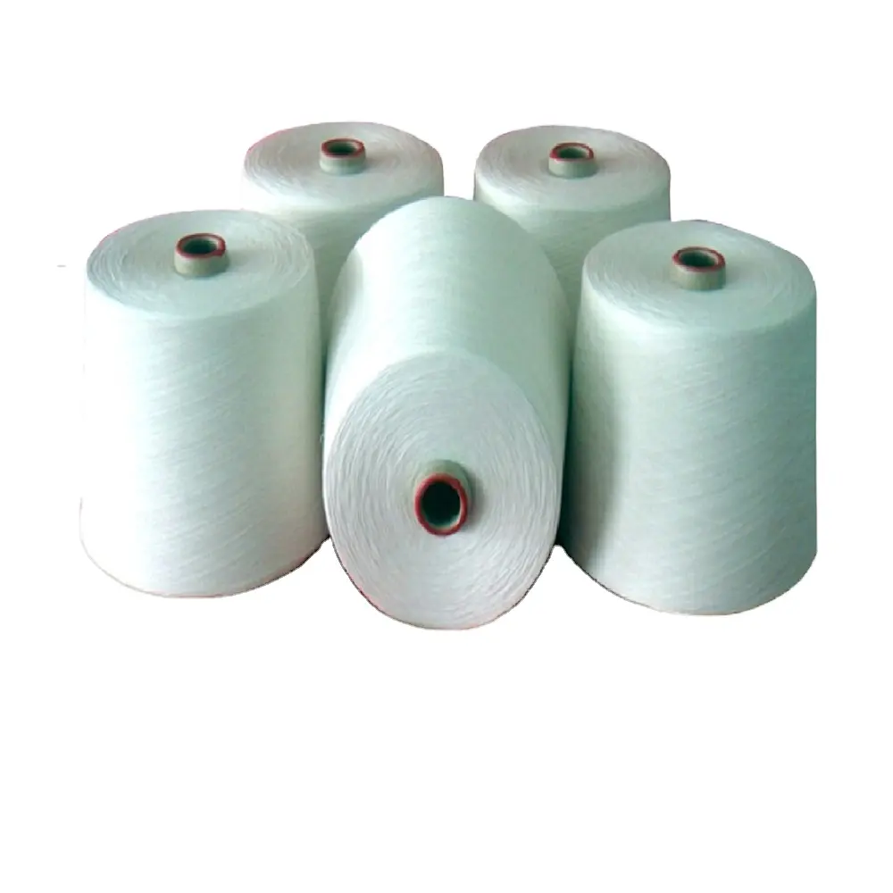 Superventas Ne 20s/1 65% algodón 35% hilo de poliéster hilo de tejer peinado precio de fábrica mejor exportador de la India