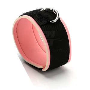 Sangles de cheville pour le fitness, pour hommes et femmes, avec logo personnalisé, support de cheville, sangles de cheville à anneau en D - Product Image 3