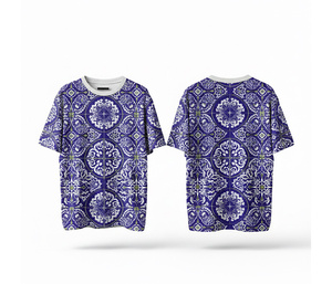 เสื้อยืดแฟชั่นพิมพ์ลายเต็มตัวสำหรับใส่ลำลอง |   ผู้จัดจำหน่ายเสื้อผ้าออกกำลังกายแบบซับลิเมชั่น |   ไซส์ผู้ชาย ผู้หญิง และเยาวชน |   น้ำหนักเบา รวดเร็ว - Product Image 4