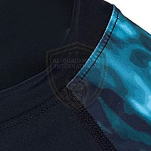 Vêtements de sport pour hommes, rashguard uni, vêtements d'entraînement en stock, rashguard slim fit pour hommes - Product Image 4