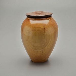 Custom Natural Wooden Urn Handcrafted Funeral Ashes <b>Box</b> Adult Cremation Urns Decorative <b>Keepsake</b> Urn for Human Ashes Wooden Urns - Product Image 1