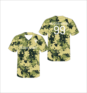 Camiseta de Béisbol Geométrica Sublimada Personalizada, Manga Corta, Unisex, para Adultos, Absorbente de Humedad, Poliéster, Nombre del Equipo, Jugador 99 - Product Image 5