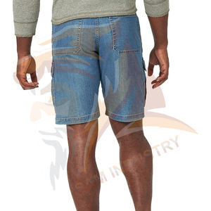 กางเกงยีนส์ขาสั้นทรงตรงคุณภาพสูง สไตล์ลำลอง แบบคาร์โก้ สีซีด ระบายอากาศได้ดี เหมาะสำหรับฤดูร้อน สำหรับผู้ใหญ่ - Product Image 3