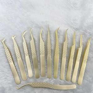 Pince à épiler professionnelle en acier inoxydable pour sourcils et cils, outil de maquillage, vente en gros - Product Image 1