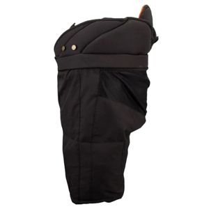 <b>Women</b> Black <b>Orange</b> Padded Ice Hockey <b>Shorts</b> with Waist Belt Polyester Sports Protective <b>Shorts</b> Performance Training Wear - Product Image 3
