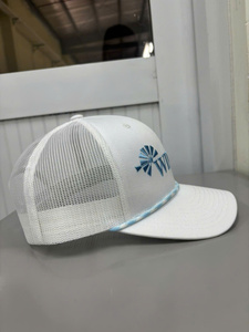 Casquette de camionneur pour adulte, fabriquée au Vietnam, avec broderie personnalisée, 6 panneaux, profil moyen, en maille respirante, avec cordon, pour mariages, casquette de mariage tendance - Product Image 4