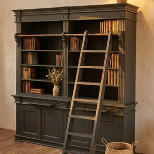 Gabinete de Madera de Teca Sólida, Ecológico y Duradero, Estilo Contemporáneo Minimalista con Acabado Natural para Almacenamiento en el Hogar, Muebles de Interior - Product Image 4