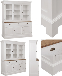 Dominic - Mueble de Almacenamiento Moderno de Madera de Teca Ecológica, Duradera y de Alta Calidad, con Diseño de 6 Puertas para Cocina y Comedor - Product Image 6