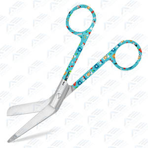 Tijeras Médicas Curvas Lister, Instrumentos Quirúrgicos para Trauma, Instrumentos Médicos, Herramientas, Tijeras para Vendas Lister, Acero Inoxidable - Product Image 2