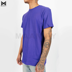 เสื้อยืดคอตตอนน้ำหนักเบา สไตล์นุ่มสบาย ยูนิเซ็กซ์ ผ้าคอตตอนหวี 100% 122 GSM คอกลม แบบเรียบ - Product Image 2