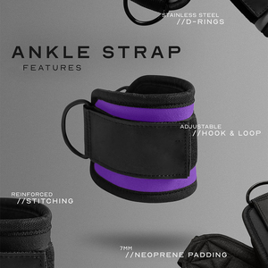Sangle de cheville en acier inoxydable, produit populaire, haute performance, idéale pour l'entraînement et l'utilisation professionnelle - Product Image 5