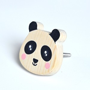 Handmade Pine Wood Cabinet Panda Natural Wood Kids Drawer <b>Knobs</b> <b>Dresser</b> Door Handles Cupboard Pulls Kitchen Cabinet <b>Knobs</b> - Product Image 1