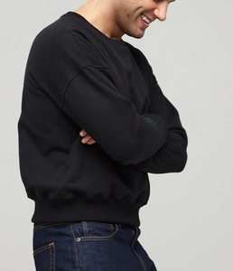 Sweat-shirt en molleton 100 % coton de qualité supérieure pour homme, avec logo personnalisé, 350 GSM, plusieurs options de couleurs, coupe classique – Meilleures ventes - Product Image 6