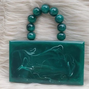 Bolso de Mano de Resina de Diseño Personalizado para Mujer, Impermeable, Hecho a Mano, con Forma de Búho, Acabado de Alta Calidad y Patrones Coloridos - Product Image 5
