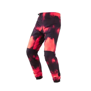 Unisex Gray Polyester/Cotton Motorcycle Pants Black <b>Knee</b> Panels Breathable Printed Logo Front Customized All Seasons Racing Wear - Product Image 4