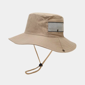Sombrero de Pescador de Nailon de Secado Rápido para Hombre, Venta al por Mayor, Protección Solar de Ala Ancha para Escalada, Pesca, Uso Diario y Casual - Product Image 4