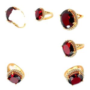 2025 Nueva colección de joyería de plata de ley 925 de alta calidad anillo de moda de Color dorado Chapado en 18K para mujer - Product Image 1