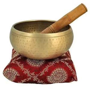 Bol chantant en métal de style tibétain élégant pour la méditation, la thérapie, le yoga, la guérison et la relaxation - Product Image 5