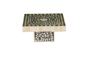 Bone Inlay Coffee <b>Table</b> <b>Console</b> Furniture ARIF HANDICRAFT AH-00313 American Style <b>Round</b> Shape Luxury Uttar Pradesh Sale Bulk - Product Image 1