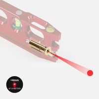 Nuevo Módulo Láser de Automatización Resistente al Calor para Enfoque de Largo Alcance, Baja Divergencia de Haz, Clase 3R, Láser Verde de 635nm 650nm