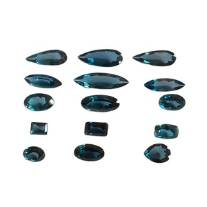 Topaze bleue de Londres naturelle de qualité AAA pierre précieuse en vrac de haute qualité certifiée IGI belle couleur bleue polissage parfait pour les bijoux - Product Image 1