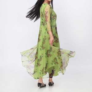 Robe de cocktail imprimée en organza 1 pièce Chemise PS3840 - Product Image 1