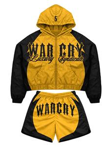Conjunto de Chaqueta Cortavientos y Pantalones Cortos con Múltiples Diseños |   Chándal Vaultz Shine Warcry Hanfiye Streetwear |   Marca Privada OEM - Product Image 4