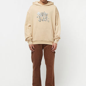 Sweat à capuche pour homme en gros – Tendance, avec logo personnalisé, respirant et écologique, streetwear d'hiver décontracté - Product Image 2