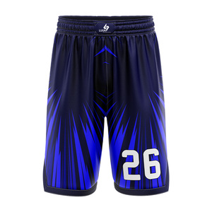 Custom Sublimated Basketball Shorts Quick Dry Breathable Athletic Team Sports Shorts OEM ODM Manufacturer - Product Image 1