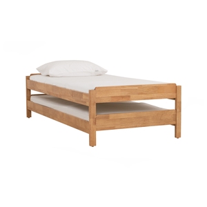 <b>Solid</b> <b>Wood</b> Platform <b>Bed</b> Frame Scandinavian <b>Single</b> <b>Bed</b> Minimalist Wooden <b>Bed</b> for Bedroom Apartment - Product Image 5