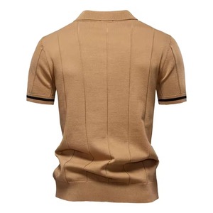 เสื้อเชิ้ตแขนสั้นผู้ชายผ้าฝ้ายเมอร์เซอไรซ์กันยับ 180 กรัม ลายปักกระเป๋า  ลายพิมพ์  โลโก้สั่งทำด้านหน้า - Product Image 2
