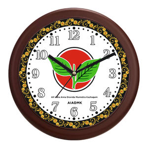 Horloge murale promotionnelle édition Inde avec impression personnalisée pour la rentrée scolaire – Symbole national - Product Image 1