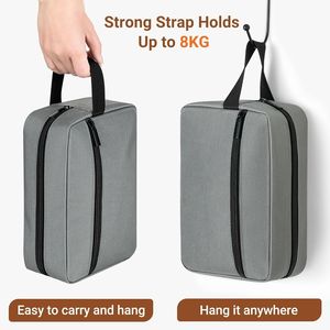Elviros Lightweight Hanging <b>Toiletry</b> <b>Bag</b> <b>for</b> <b>Women</b> and Men Convenient Travel Makeup Organizer - Product Image 2