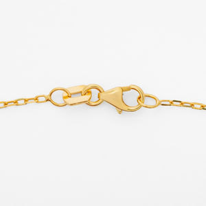 Collier pendentif étoile en or jaune 14 carats de luxe avec diamant de laboratoire de 0,38 ct, certifié IGI, fermoir mousqueton, design élégant et minimaliste - Product Image 5