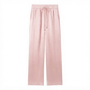 High Waist Plus Size <b>Women's</b> Casual Sports Pants Custom Plain Quick Dry Breathable Wide <b>Leg</b> <b>Straight</b> <b>Jogger</b> Trousers - Product Image 6