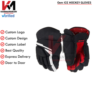 Gants de hockey sur glace de haute qualité, gants de hockey à adhérence flexible pour l'entraînement, les matchs, équipement sportif - Product Image 2