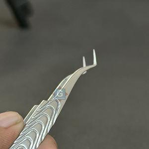 Pinzas para Extensión de Pestañas Más Vendidas, Pinzas de Acero Inoxidable con Punta Afilada - Product Image 5