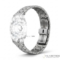 Audemars Piguet Luxus-Legierung Moissanit Diamant Quarz Business Vintage Cartoon Oktagon Saphirkristall Analog Iced Hip Hop