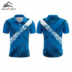 T-shirts imprimés en maille 100 % polyester de haute qualité, personnalisez votre propre chemise, impression numérique de logo, OEM ODM - Product Image 1