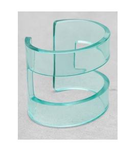 Bracelet en acrylique transparent, bracelet jonc en résine, manchettes pour femme, cadeau de fête, usage mariage, design élégant et personnalisable, best-seller. - Product Image 6